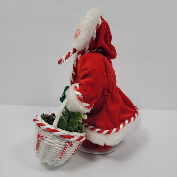 Annalee Mobilitee 2007 Peppermint Mrs Santa 9" Wired Collectible Doll - Picture 4 of 12